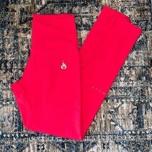 Ryderwear Made in Australia Red Yoga Leggings Sz. S